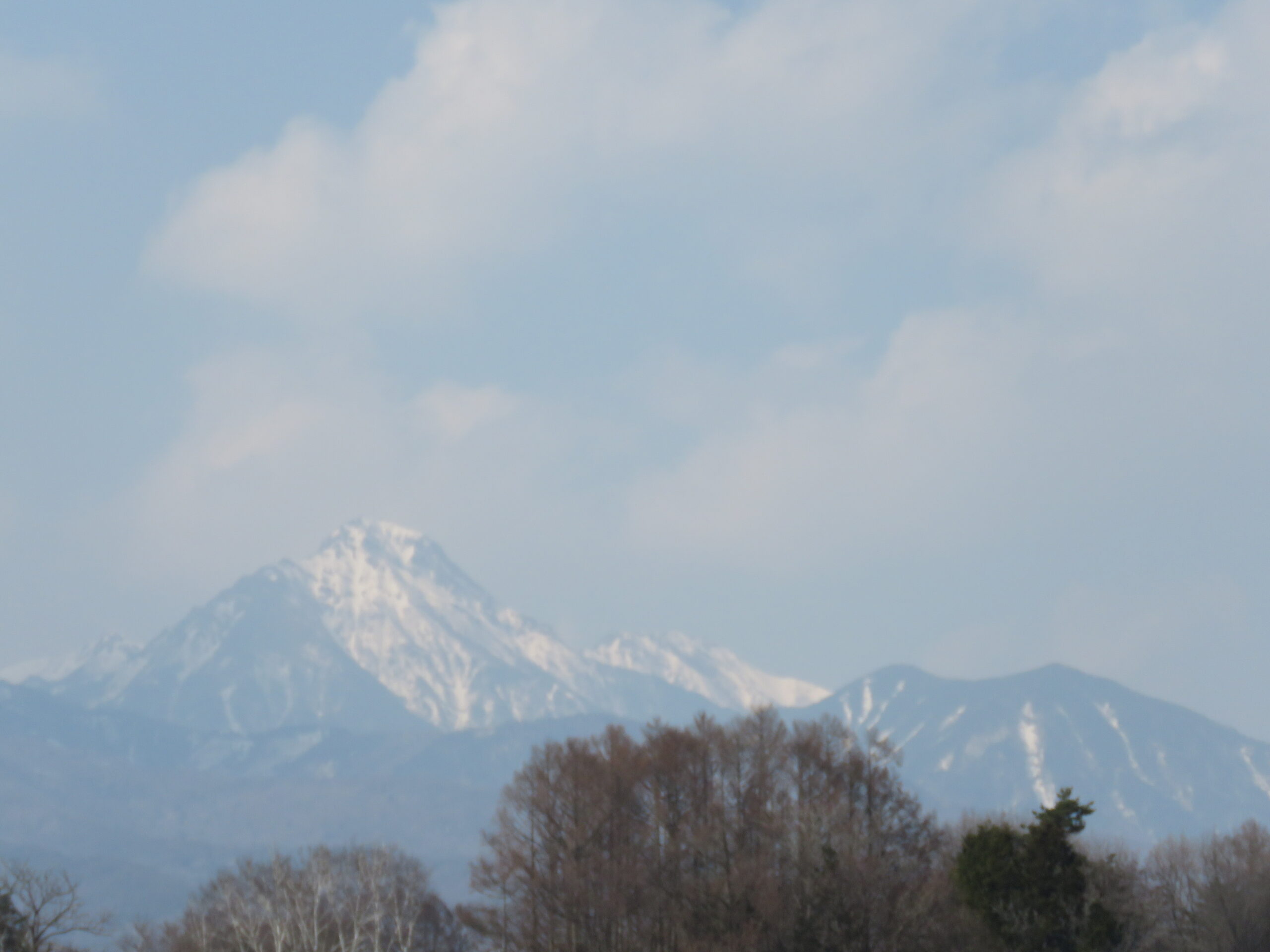 遠景から見た瑞牆山
